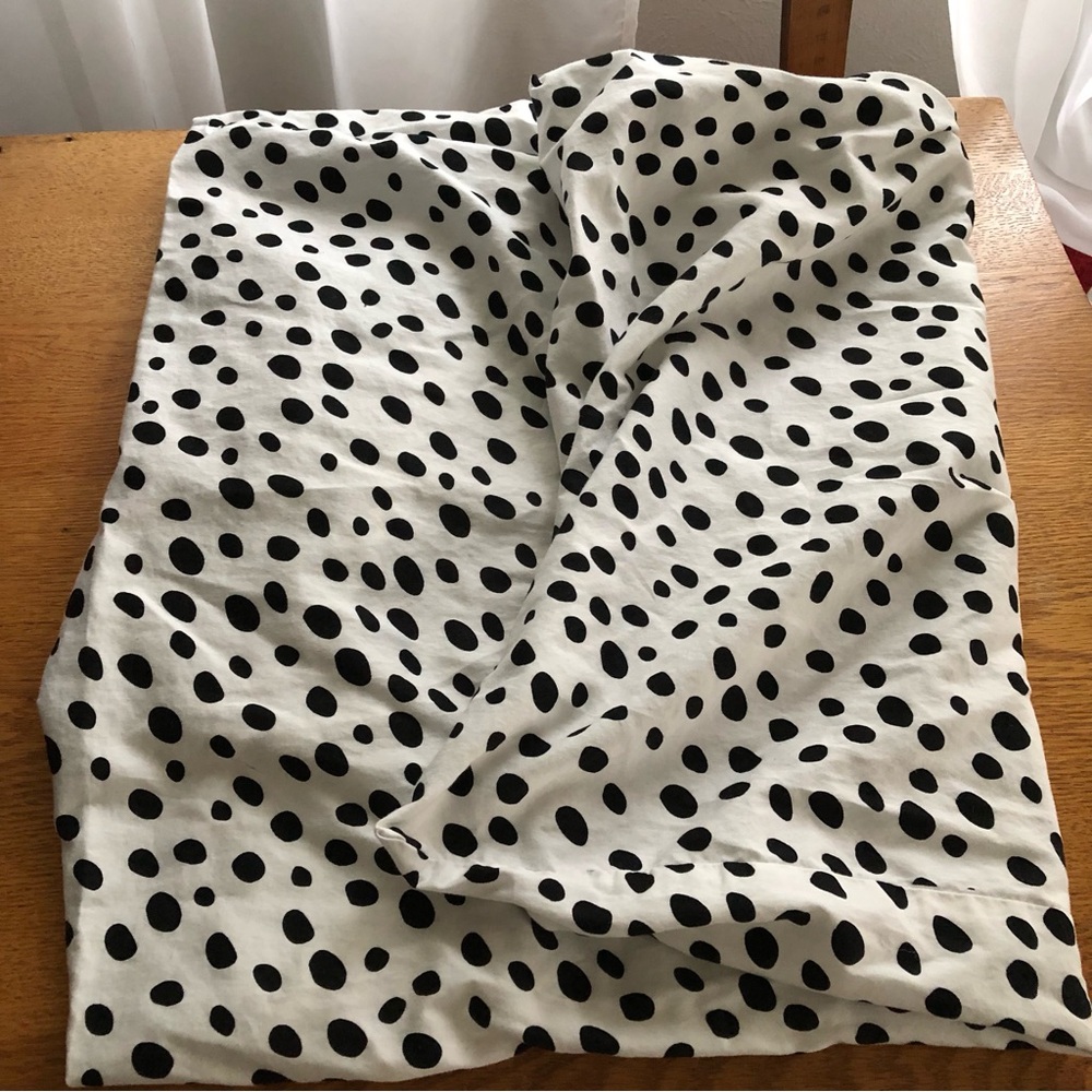 Beddys Kennedy Dash standard envelope pillowcase only black white print pattern